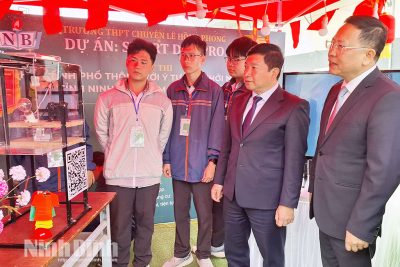 Sáng 29/1, Sở Giáo dục và Đào tạo đã tổ chức khai mạc Ngày hội khởi nghiệp và Cuộc thi “Học sinh phổ thông với ý tưởng khởi nghiệp” tỉnh Ninh Bình năm học 2025-2026.