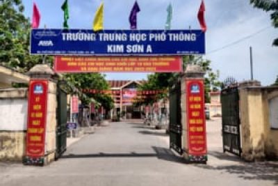 Công tác chuẩn bị khai giảng năm học mới tại trường THPT Kim Sơn A